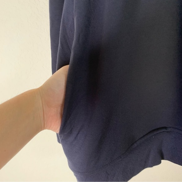 Travis Mathew Mens navy 1/4 zip fleece sweatshirt with pockets XL - Picture 7 of 11